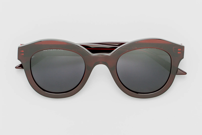 Lowercase Roebling Ox Blood Sunglasses