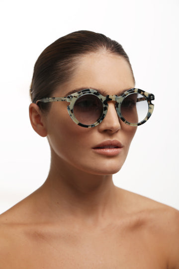Cibelle Doppio Havana Emerald with Gradient Sun Lenses