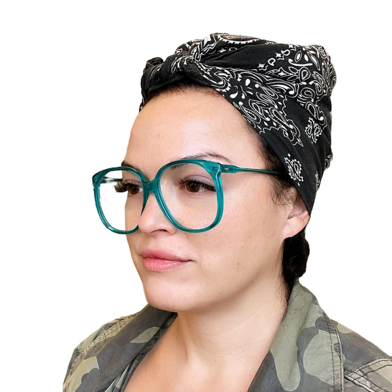 Color in Optics Sanford Hutton in Teal 56/20 Eyeglasses