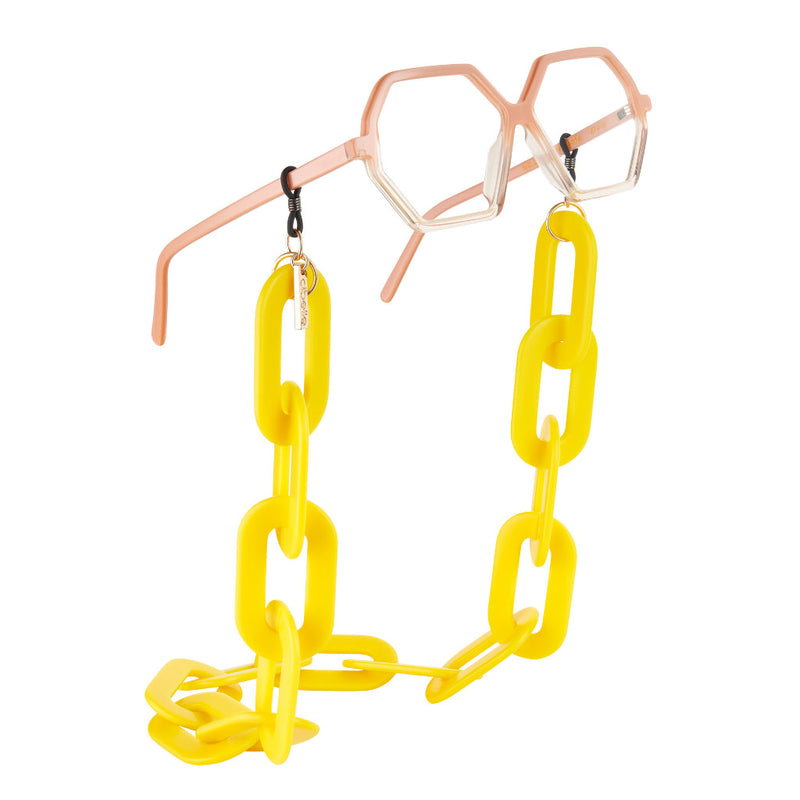 Eyeglass Chain Grande in Matte Yellow