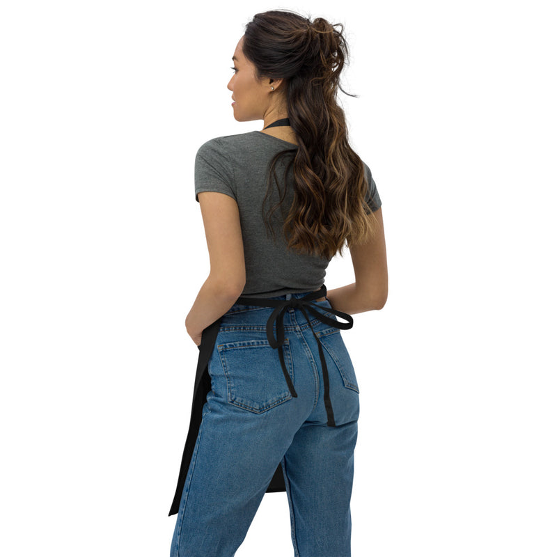 Modern Optix Dip Dye Embroidered Apron