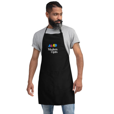 Modern Optix Dip Dye Embroidered Apron