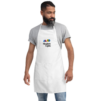 Modern Optix Dip Dye Embroidered Apron