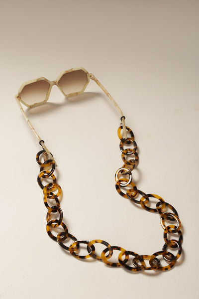 Eyeglass Chain Anello in Tortoise