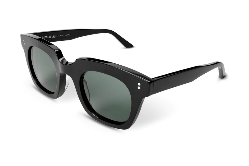 Lowercase Ace Black Sunglasses