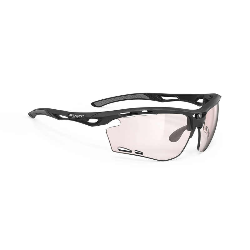 Rudy Project Propulse Matte Black with Red Photochromic Lenses