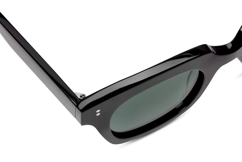 Lowercase Ace Black Sunglasses
