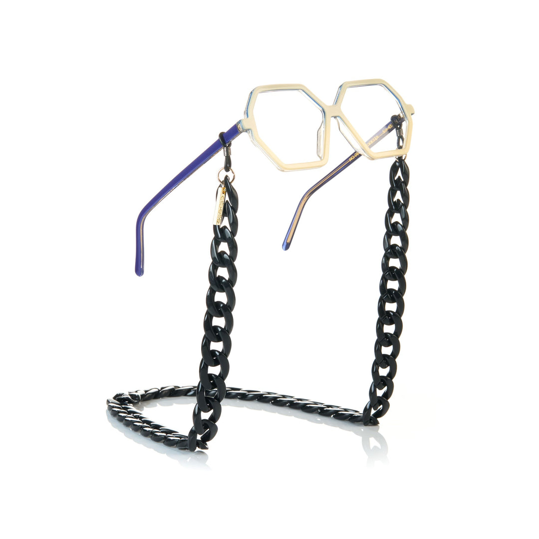 Eyeglass Chain Catena in Black Modern Optix