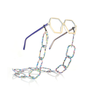 Eyeglass Chain Anello in Azzurro