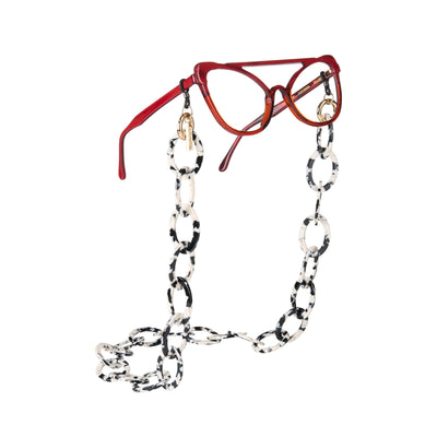 Eyeglass Chain Anello in Milky Tortoise