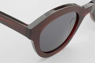 Lowercase Roebling Ox Blood Sunglasses