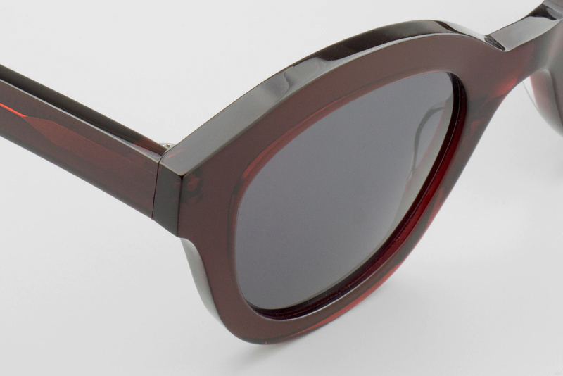 Lowercase Roebling Ox Blood Sunglasses