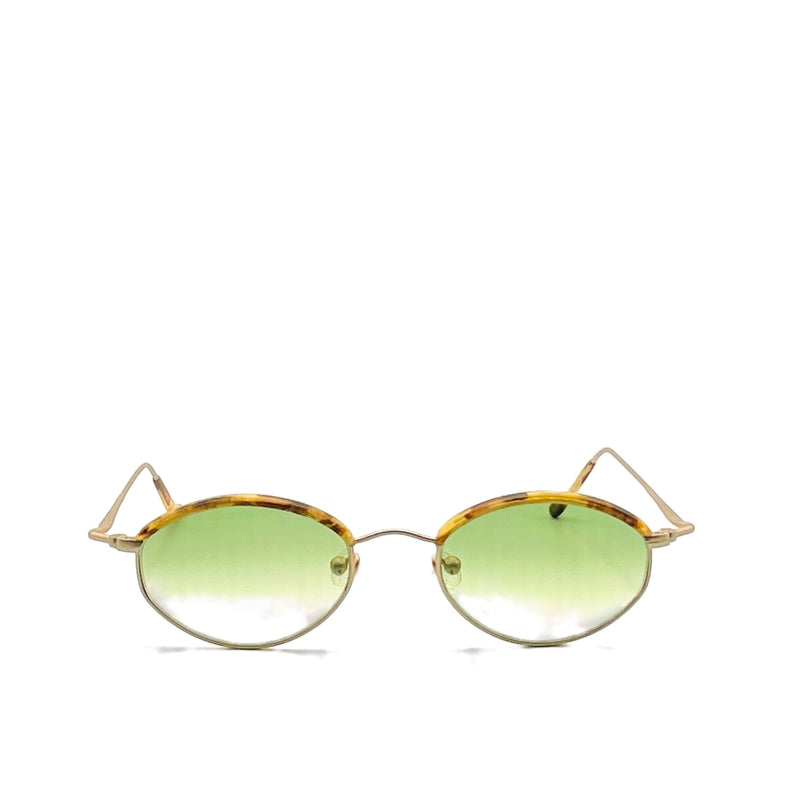 Kenneth Cole Mt Gold/Tort inlay with green lenses